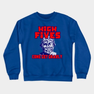 High Fives Gnarly Goalie Crewneck Sweatshirt